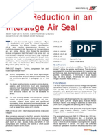 Stress Reduction in An Interstage Air Seal