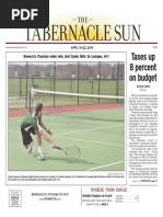 Taxes Up 8 Percent On Budget: Seneca's Cassise Nabs Win, But Team Falls To Lenape, 4-1