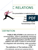 Public Relations