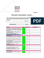 Fire Safety Risk Assessment