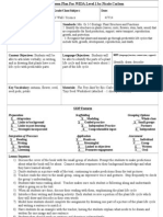 Siop Lesson Plan For Wida Level 1