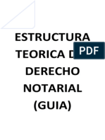 Estructura Teorica Del Derecho Notarial