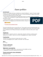 Os Poetas e o Fazer Poético