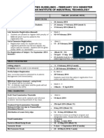 Academic Activities February 2014