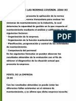 Aplicacion de Las Normas Covenin 2500 PDF