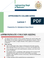 Chemical Engineering Dept University of Bahrain: Approximate Column Sizing