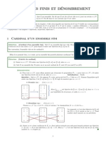 Cours - Ensembles Finis Et Denombrement 34