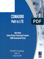 CDMA Evolution Path To LTE