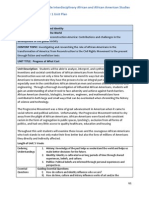 8th Grade Intersisciplinary African - African American Studies Unit Plan Quarter 1