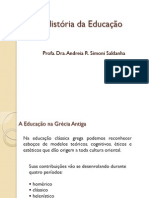 A Educação Na Grécia Antiga PDF