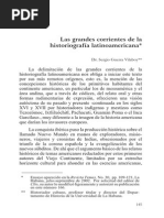 Las Grandes Corrientes de La Historiografía Latinoamericana