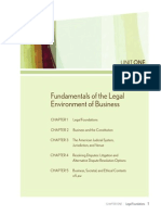 Fundamentals of The Legal Environment of Business