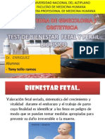 Test de Bienestar Fetal - Perfil Biofisico