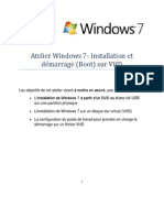 Atelier Installation Windows 7 Et Demarrage Boot Sur VHD