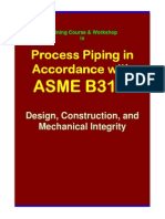 Asme b31.3 Training Seminar