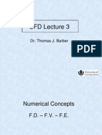 CFD Lecture 3: Dr. Thomas J. Barber