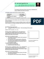 Enthalpy Changes: 2 1 2 C D 1 A B