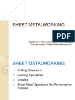 Sheet Metalworking: ©2002 John Wiley & Sons, Inc. M. P. Groover, "Fundamentals of Modern Manufacturing 2/e"