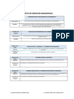 Carpeta de Servicios Municipales