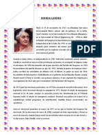 Biografia de Indira Ghandi