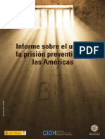 Informe Sobre El Uso de La Prisión Preventiva en Las Américas