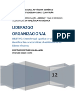 Elementos Liderazgo Organizacional