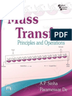 Mass Transfer Principles and Operations de Sinha