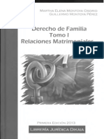 Derecho de Familia Tomo I Relaciones Matrimoniales