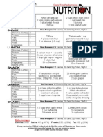 3500 Calorie Meal Plan