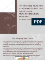 Idaho Core Teacher Standards and The Danielson Framework