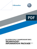 Volkswagen FIA World Rally Championship Technology Information Package 2014