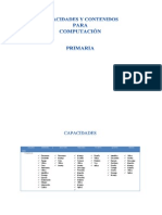 Capacidades y Contenidos Computacion para Primaria Por Unidades