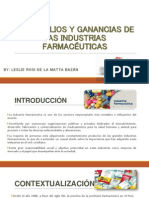 Monopolios y Ganancias de Las Industrias Farmacéuticas