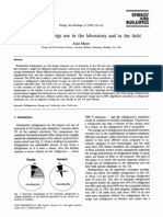 Refrigerator Energy Use in The Laboratory