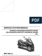 Piaggio MP3 400 Workshop Manual