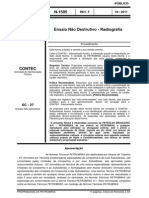 N-1595 Ensaio Nao Destrutivo Radiografia