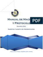 Manual de Maseria y Protocolo