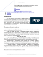 Nociones y Diferencias Organismos Internacionales e Importancia