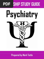 Psychiatry Clerkship Study Guide