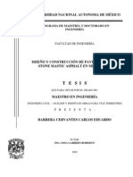 Diseño y Construcción de Pavimentos Tipo Stone Mastic Asphalt en México PDF