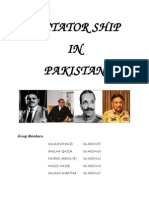 Dictator Ship IN Pakistan: Group Members