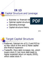 Capital Structure and Leverage