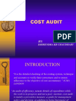 Cost Audit: Dhirendra KR Chaudhary