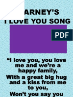 Barney'S: I Love You Song