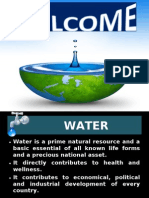 Water Is A Prime Natural Resource and A Basic