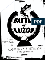 Battle of Luzon, 754th Tank BN 9 Jan 45 - 30 Jun 45