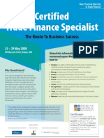 Certified Trade Finance Specialist