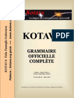 Official Grammar of Kotava (v3.14, March 2013)