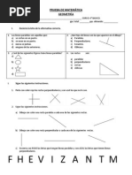 Prueba Lineas Paralelas y Perpendiculares