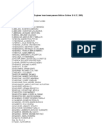 The List of ECE (Electronics Engineer Board Exam Passers Held On October 26 & 27, 2009)